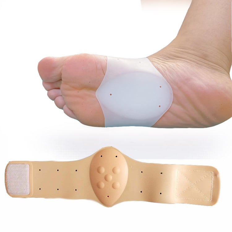 Silikonske jastučiće luka stopala sa Velcro zatvaračem, ortopedske uloške za ploska stopala, potporne podloge