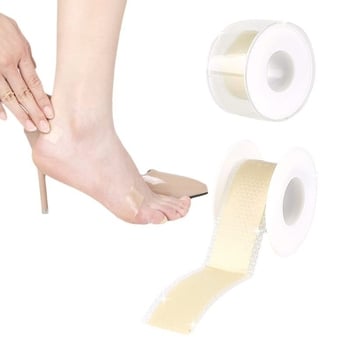 Силиконов гел невидим пластир за белези за високи токчета – кръгъл против триене за пръсти и пети, кожен нюанс