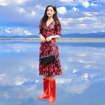 Vodootporne navlake za cipele za pustinjsku putovanje: Chaka Salt Lake, Dunhuang, Mingsha Mountain