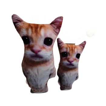Realistična pliš mačka igračka s dizajnom inspiriranim papirnom umjetnošću