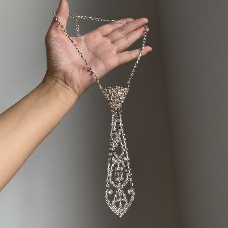 Geometrijski trokutasti viseći nakit s dijamantnom umetkom, minimalistički stil, choker za ključnu kost, luksuzni ženski nakit