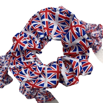 Ljeto 2023: Britanski stil, zastava Ujedinjenog Kraljevstva – prsten za kosu za punđu, ženski dodatak