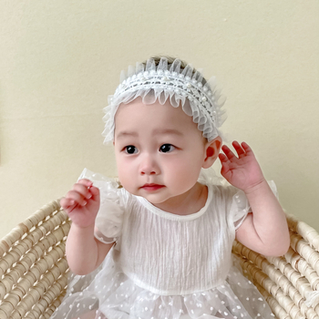 Korejski stil traka za kosu za bebe i djecu s cvijetom