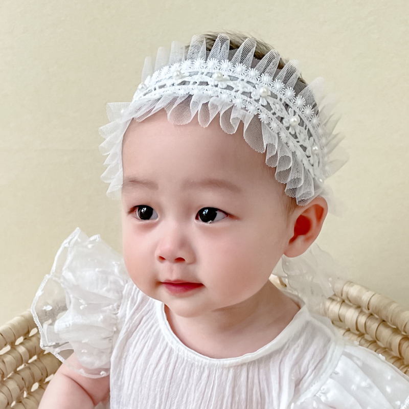 Korejski stil traka za kosu za bebe i djecu s cvijetom