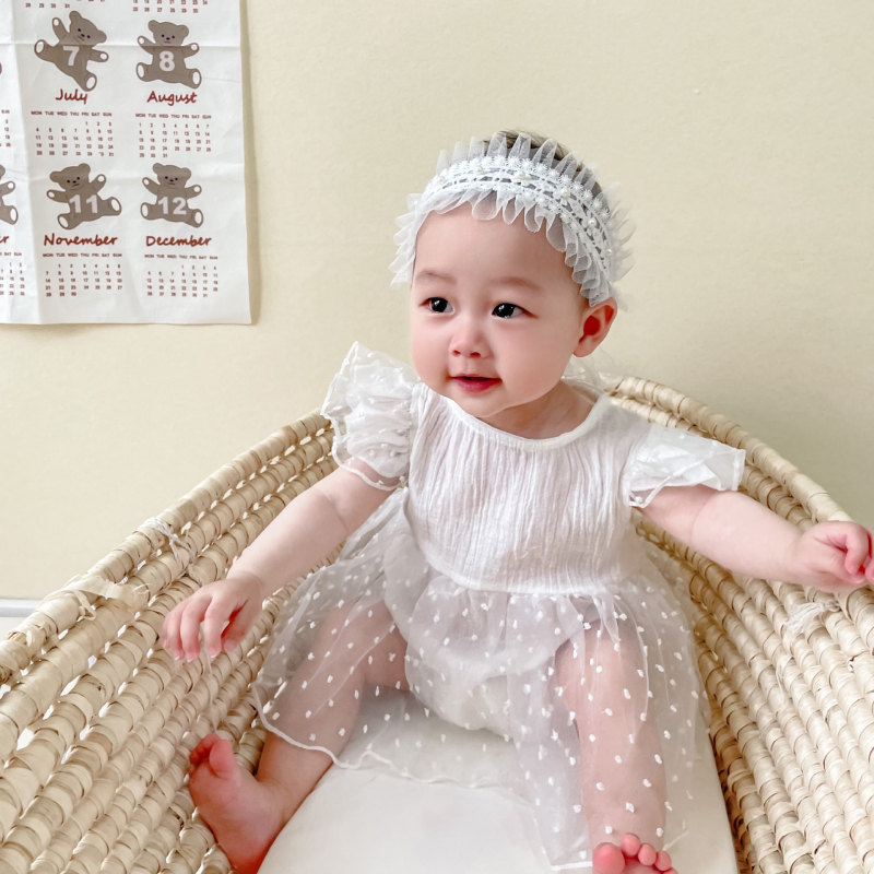 Korejski stil traka za kosu za bebe i djecu s cvijetom