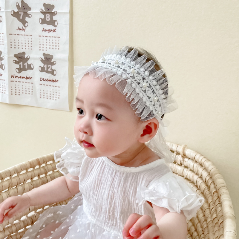 Korejski stil traka za kosu za bebe i djecu s cvijetom