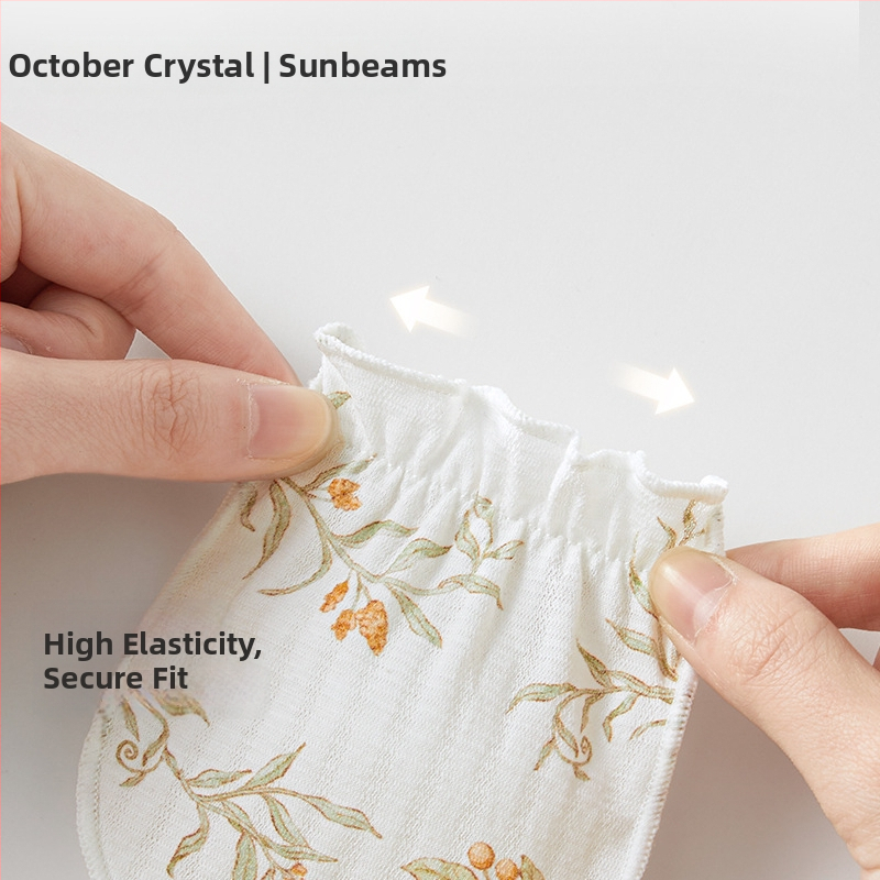 October Crystal Sunshine dječje rukavice za zaštitu lica od ogrebotina, prozračne, sve sezone, za novorođenčad
