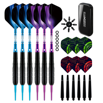 GOODARTS Viteški set dartsa – mekani dartsi s bakrenim vrhovima, elektronički vrhovi darts, 50 setova u kutiji