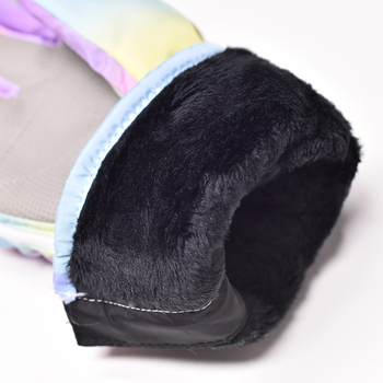 Lányos gyerekek síkesztyűi, meleg fleece-béléssel, vastag, oldalsó cipzárral, téli szezonra, 7–12 évesek