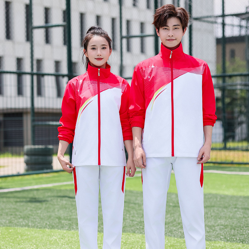 Unisex sportski komplet za proljeće i jesen, za učenike srednje škole i gimnazije, badminton, velika veličina, opuštena sportska odjeća