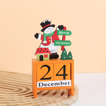 Drveni božićni ukrasi za Adventski kalendar