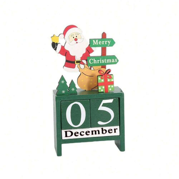 Drveni božićni ukrasi za Adventski kalendar
