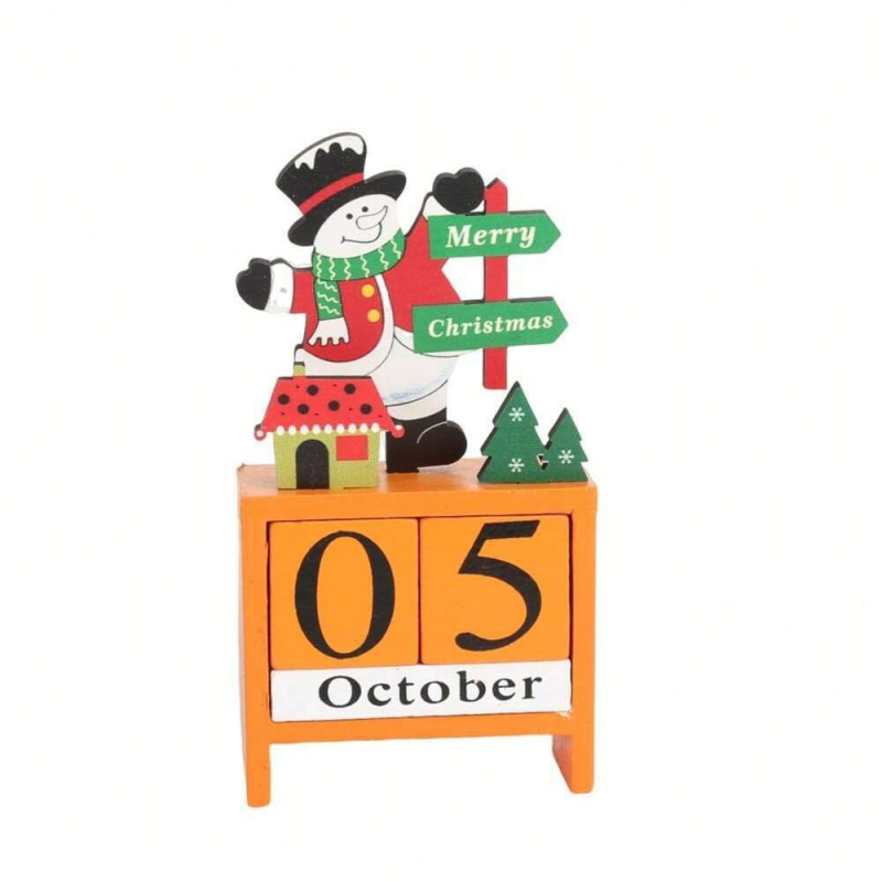 Drveni božićni ukrasi za Adventski kalendar