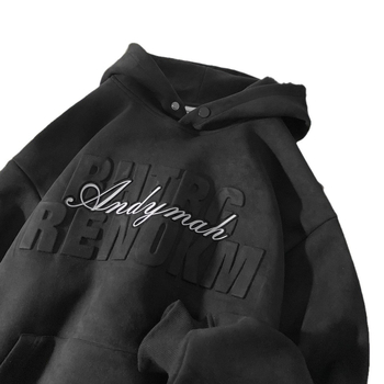 Muški hoodie od velura, jesenska kolekcija, vrhunski dojam, teški materijal