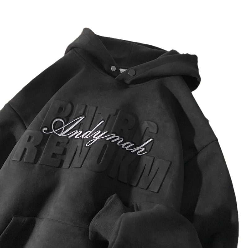 Muški hoodie od velura, jesenska kolekcija, vrhunski dojam, teški materijal