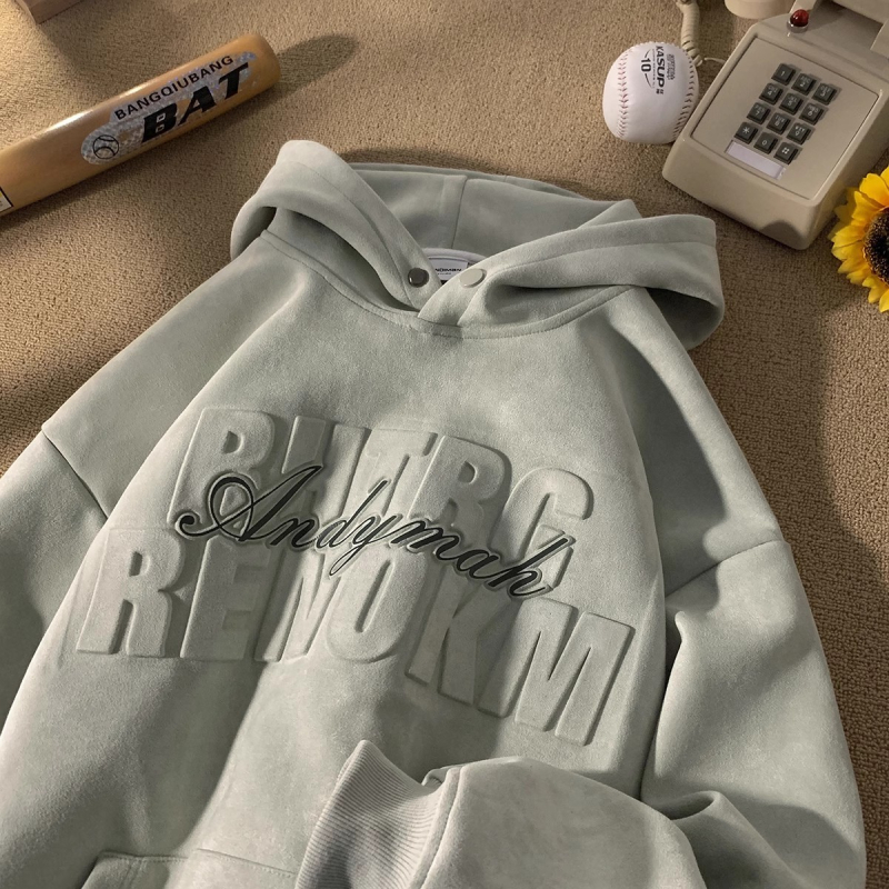 Muški hoodie od velura, jesenska kolekcija, vrhunski dojam, teški materijal