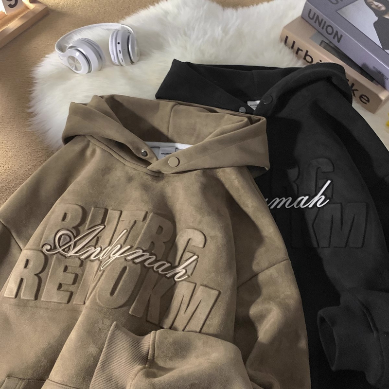 Muški hoodie od velura, jesenska kolekcija, vrhunski dojam, teški materijal