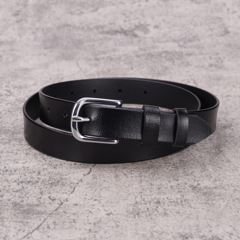 Kožni pojas od prave kože, unisex, poslovno minimalistički stil, za traperice i casual hlače, kopča s pinom, dvostruki sloj kože, širina 2–4 cm, izdanje zima 2024
