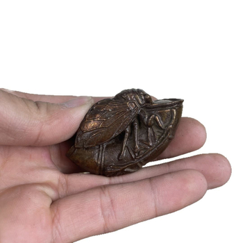 Βιντάζ διακοσμητικό από κράμα χαλκού με μπαμπού, για ειρήνη και ευημερία, άνοδο προς τη φήμη, διακόσμηση τραπεζιού τσαγιού, tea pet