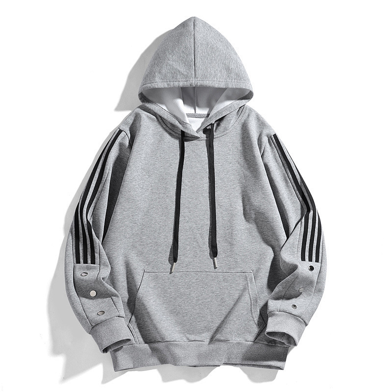 Мъжки суитшърт с качулка и цип, памук, Slim fit, ежедневен стил за пролетта и есента 2026