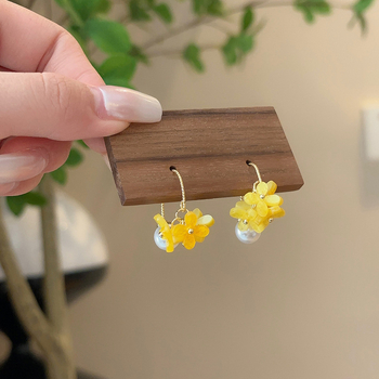 Naušnice s perlama i resicama Osmanthus za žene – nježne i slatke