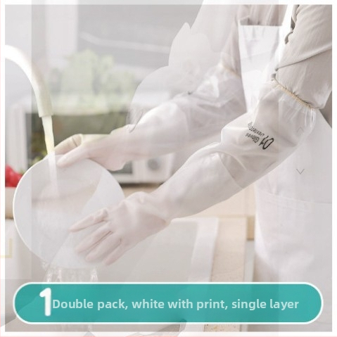 Vodootporne rukavice za pranje suđa, produljene 50 cm, latex rukavice za kuhinju