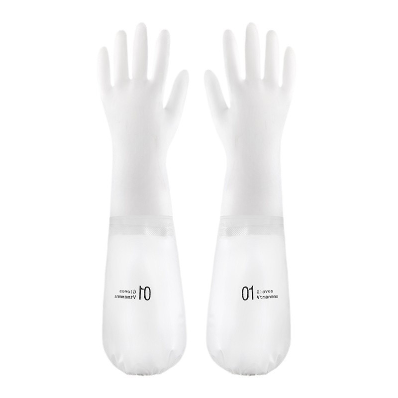 Vodootporne rukavice za pranje suđa, produljene 50 cm, latex rukavice za kuhinju