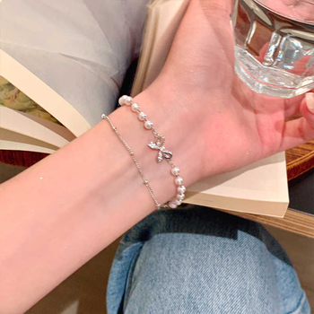 Unisex narukvica u korejskom stilu s mikro pavé cirkonima, podesiva dužina, minimalističan i elegantan dizajn