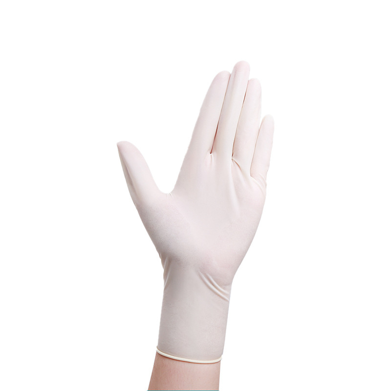 Латексови ръкавици за контакт с храни, удебелени, без прах, антихлъзгащи, здрави, еднократни, за домашна употреба