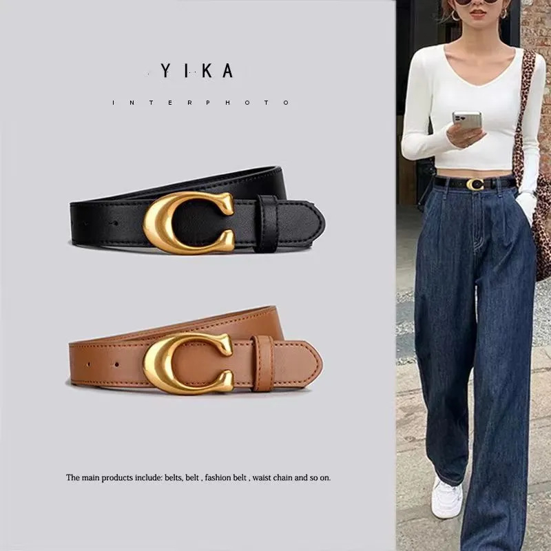 Ženski kaiš od PU kože s C kopčom, dekorativni kaiš za traperice, minimalistički retro stil