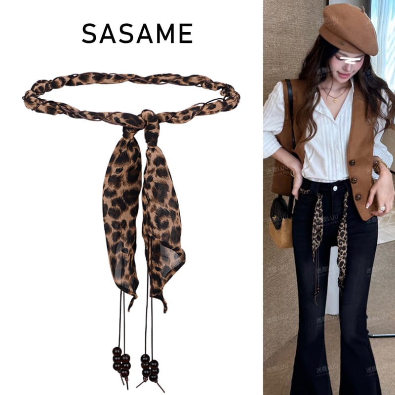 Stil Boem, accesorii universale pentru curea, eșarfă de mătase, șnur de nylon cerat, centură țesută manual, accesoriu de modă pentru femei