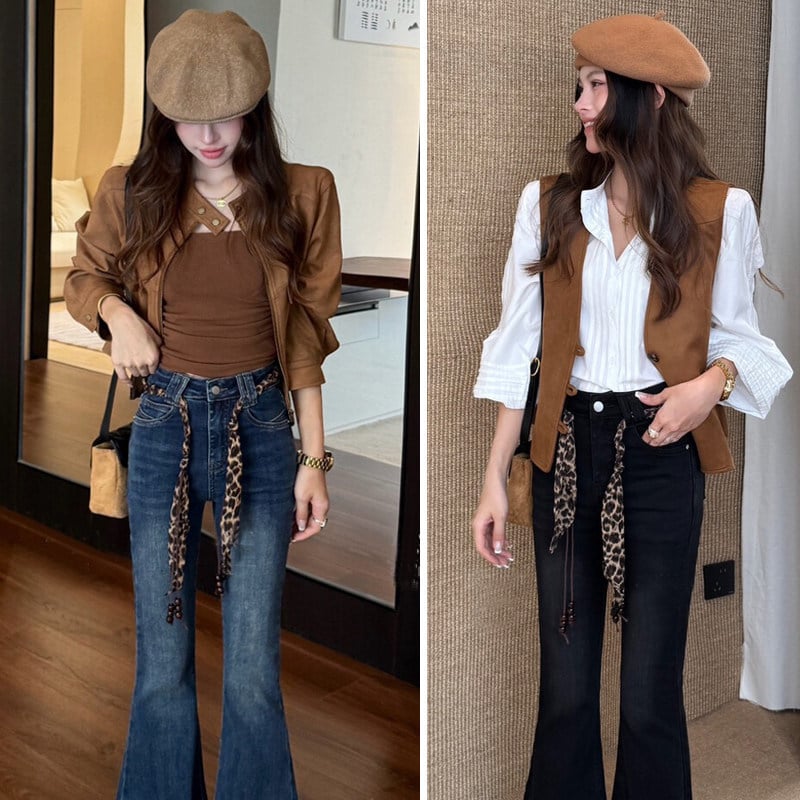 Stil Boem, accesorii universale pentru curea, eșarfă de mătase, șnur de nylon cerat, centură țesută manual, accesoriu de modă pentru femei