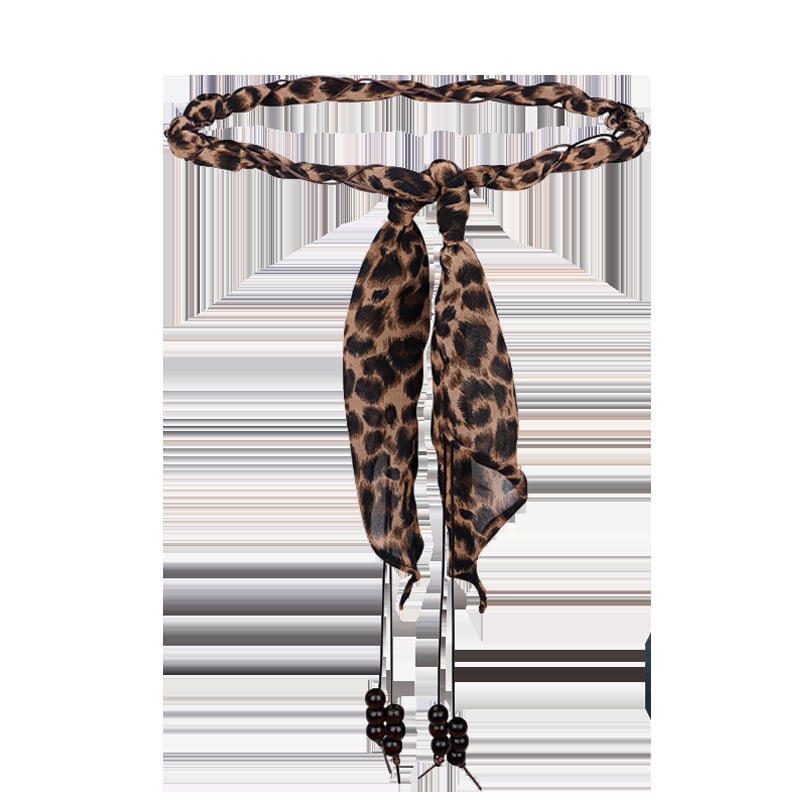 Stil Boem, accesorii universale pentru curea, eșarfă de mătase, șnur de nylon cerat, centură țesută manual, accesoriu de modă pentru femei