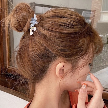 Set de elastice pentru păr și bentiță cu senzație premium, dulce și stilat pentru fete, accesorii pentru păr pentru coadă de cal înaltă