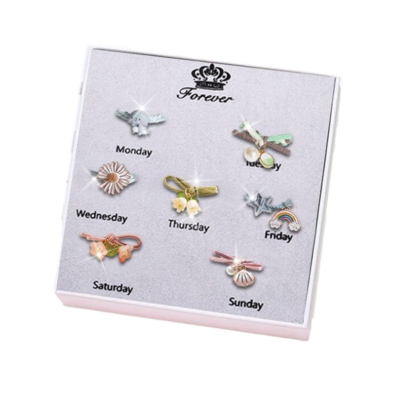 Set de elastice pentru păr și bentiță cu senzație premium, dulce și stilat pentru fete, accesorii pentru păr pentru coadă de cal înaltă