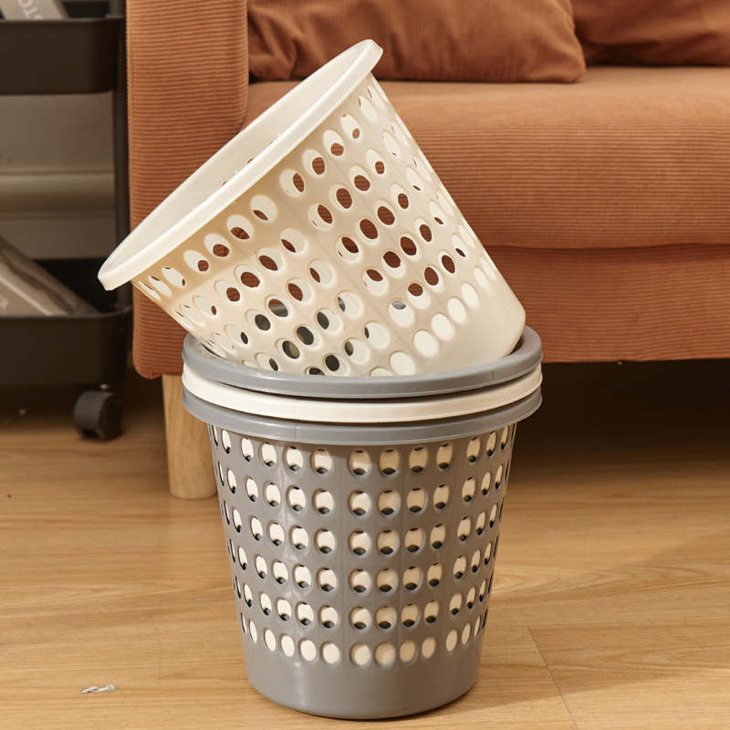 5L plastični kanta za otpad bez poklopca, cilindričnog oblika, za kućnu upotrebu, kuhinja i kupaonica
