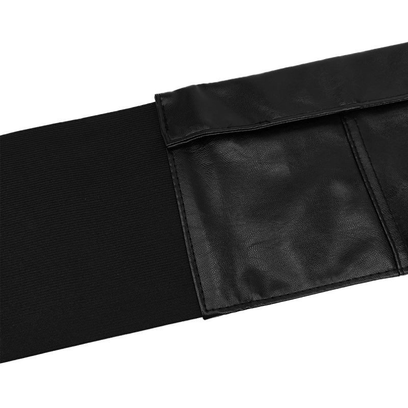 Centură foarte lată din piele artificială, accesoriu versatil pentru cămăși, fuste și pulovere