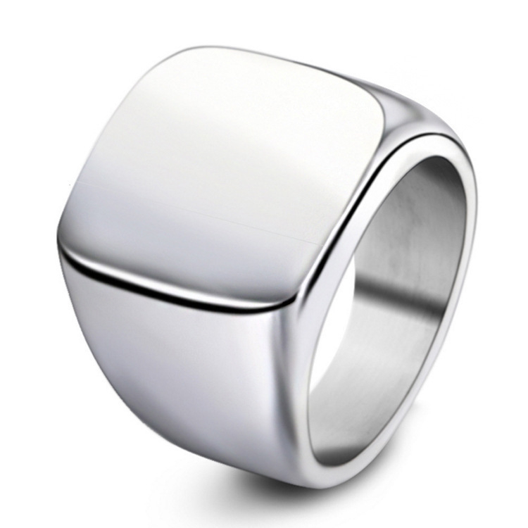 Unisex prsten od bakra s platinastim premazom, geometrijski dizajn, retro stil