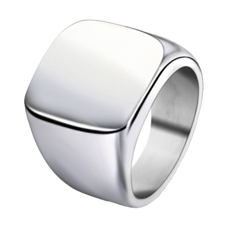 Unisex prsten od bakra s platinastim premazom, geometrijski dizajn, retro stil