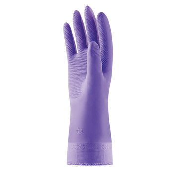 PU velúr béléses rövid háztartási kesztyűk, vízálló mosogatáshoz