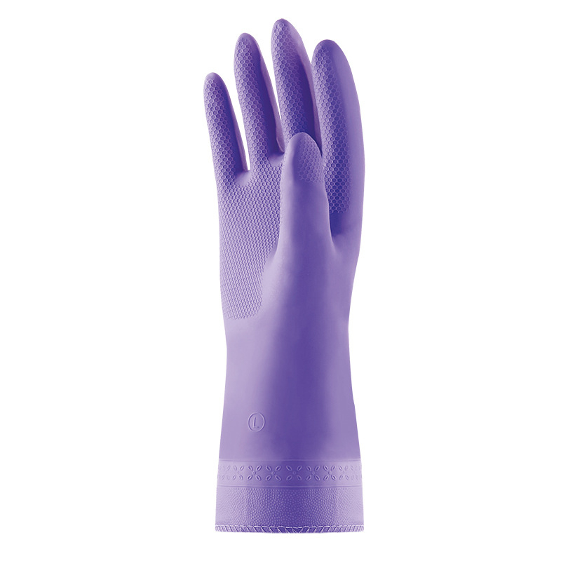 PU velúr béléses rövid háztartási kesztyűk, vízálló mosogatáshoz