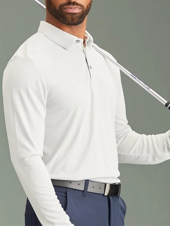 Prilagođena visoko kvalitetna jednobojna muška golf polo majica s ovratnikom, brzo sušeća, antibakterijska, topla, s privatnom etiketom.