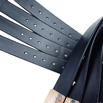 Muški PU kožni pojas s uzorkom liči, kopča s iglom od legiranog metala, dvostruki laminirani pojas, širina 2-4 cm, duljina 120 cm