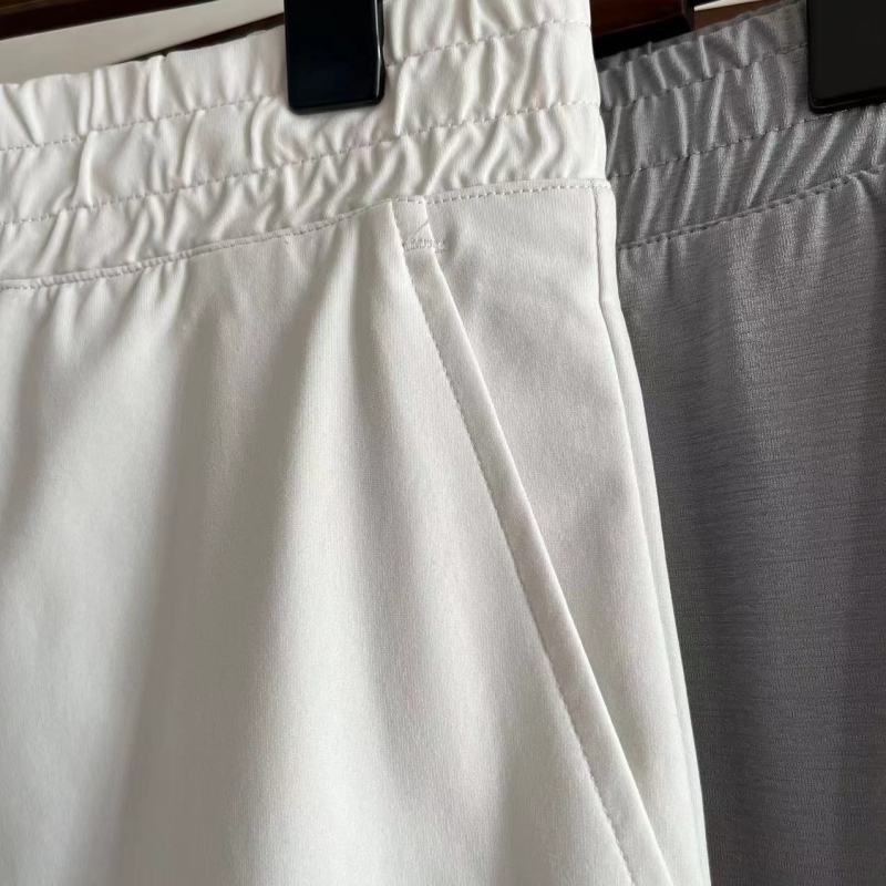 Muške DRY-EX hlače s odvlačenjem vlage, visoka elastičnost, brzo sušeće, sportsko-casual ravnog kroja 455408