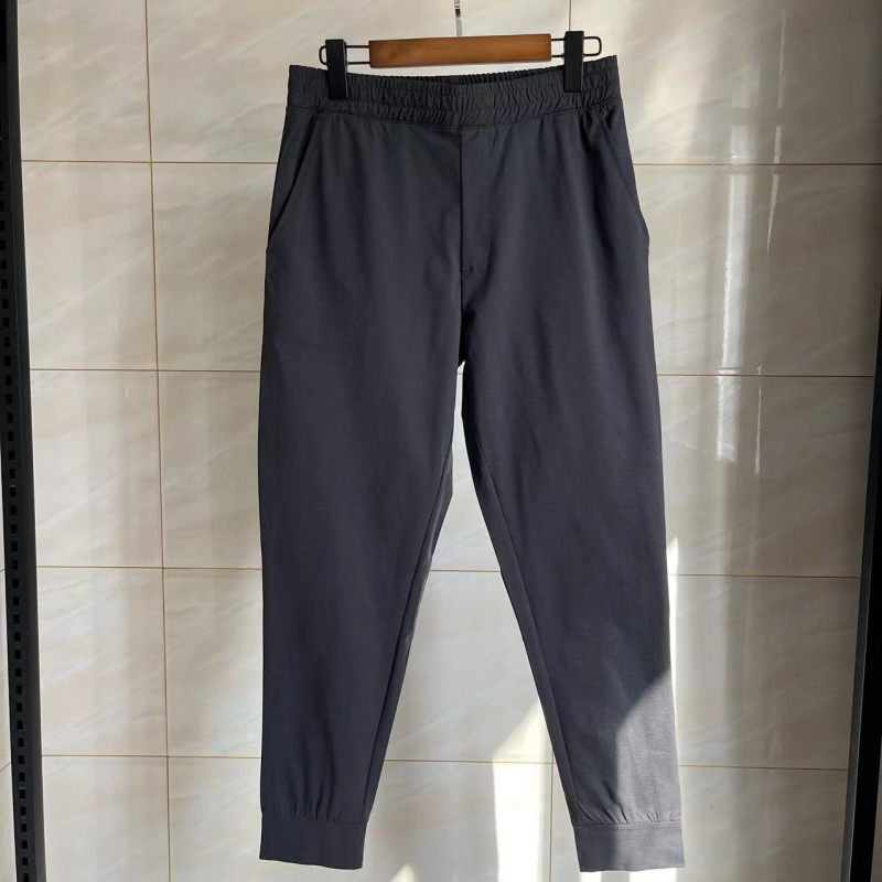 Muške DRY-EX hlače s odvlačenjem vlage, visoka elastičnost, brzo sušeće, sportsko-casual ravnog kroja 455408