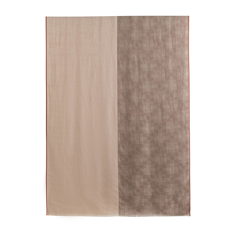 100% kasmír férfi sál, csíkos patchwork, őszi-téli meleg, elegáns ajándék