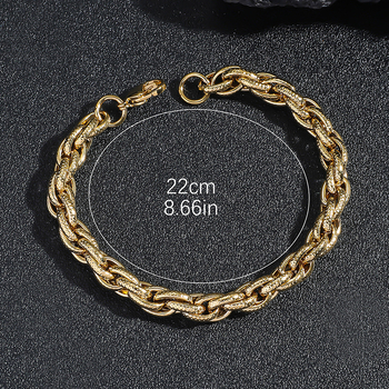 8mm narukvica s točkicama, ručno pleten titansko-čelični nakit, hip-hop stil, unisex