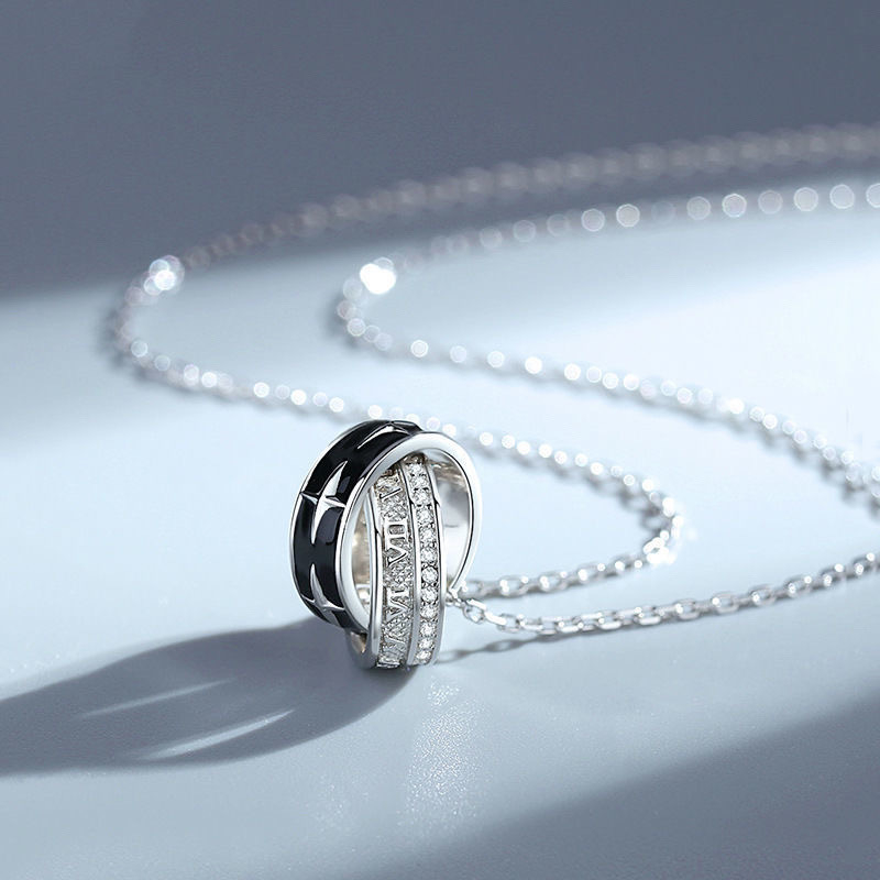 Unisex ogrlica od sterling srebra – privjesak Pobjednička zvijezda, japanski stil, minimalistički luksuz