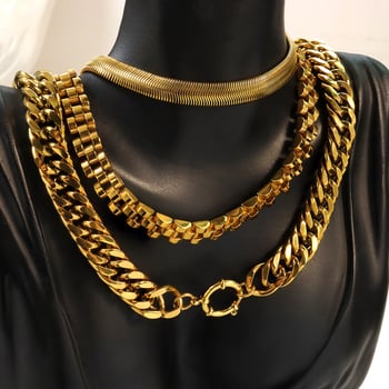 Nehrđajući čelik kubanska lančana ogrlica s privjeskom u obliku konstelacije – unisex modni nakit hip-hop stil