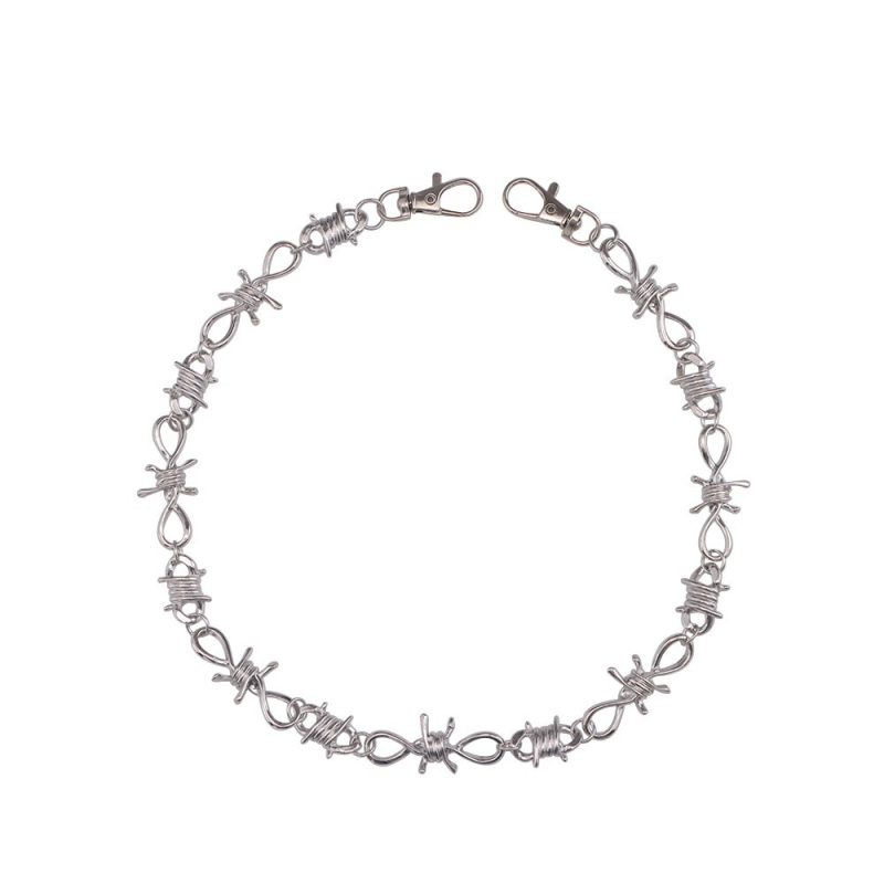 Metalni kaiš za struk s bodljama – unisex minimalistički modni dodatak